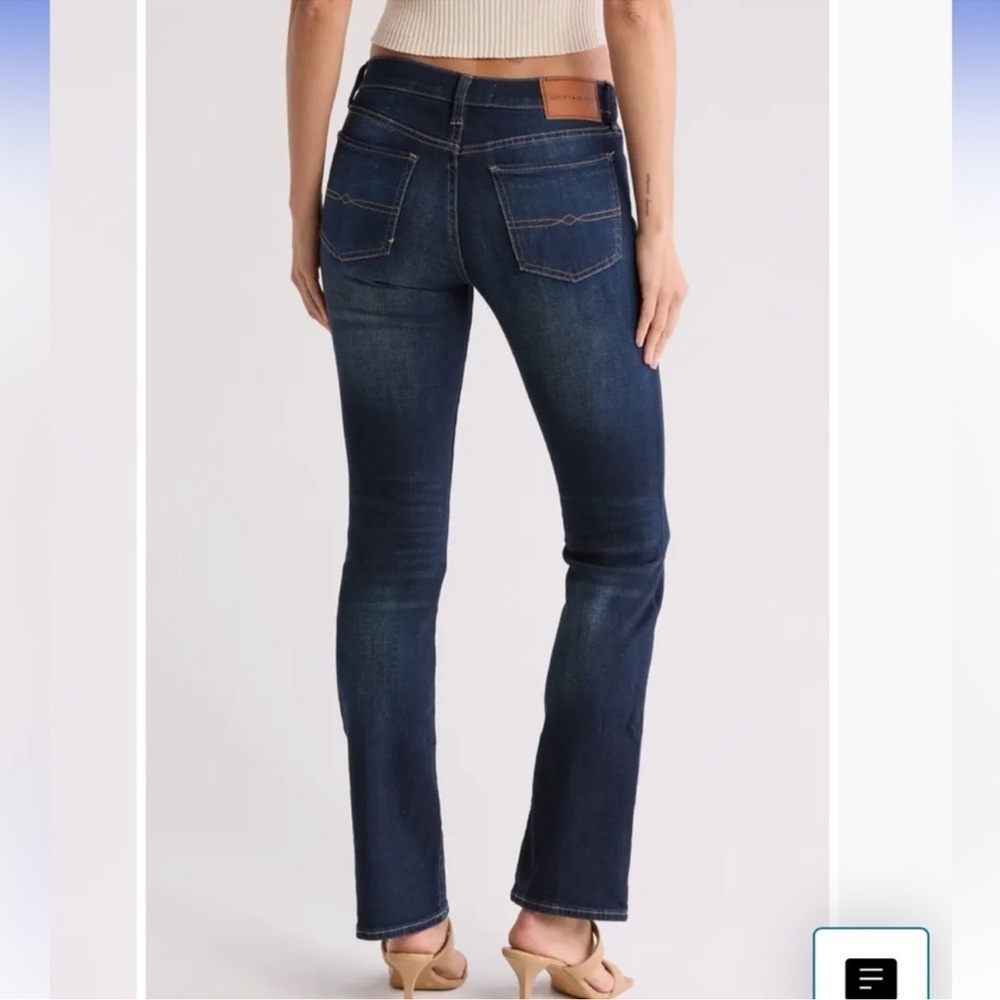 Lucky Brand Mid Rise Straight Jeans 14/34 R NWT